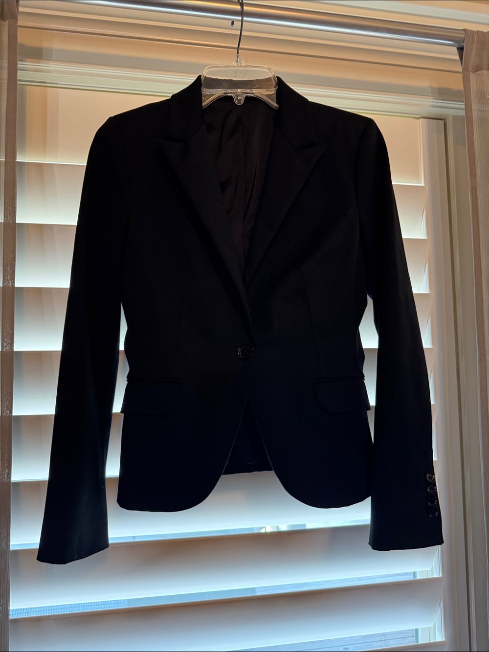 Express Black Women's Single-Button Blazer vintage (fits like Sz 4)